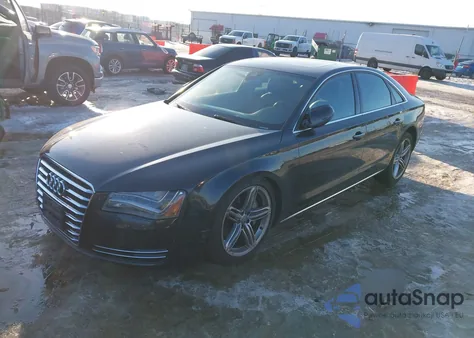 2013 Audi A8 3.0T из США, поврежденный, VIN WAUAGAFD8DN012130